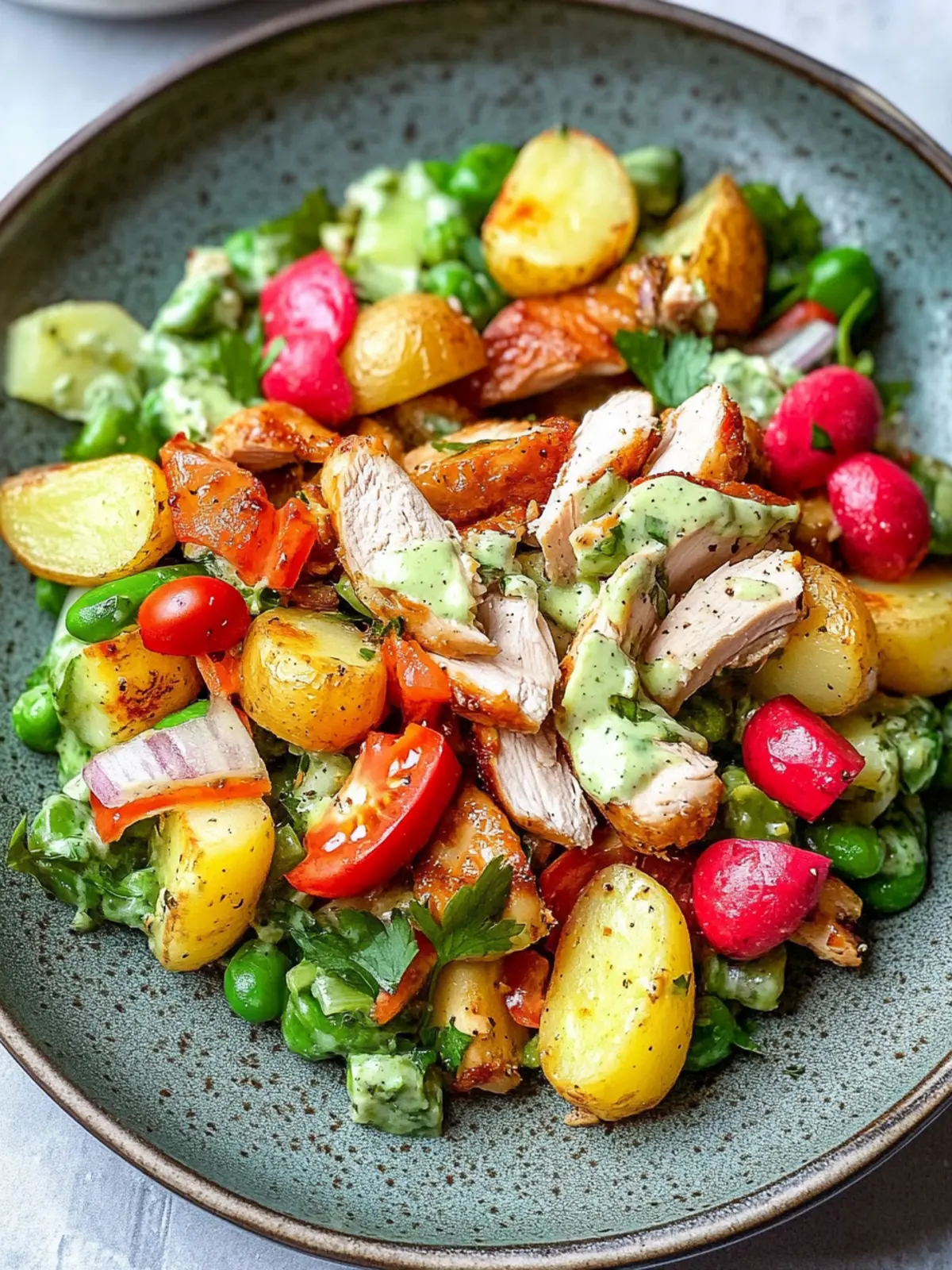 Green Goddess Chicken Potato Salad: Quick, Healthy Recipe